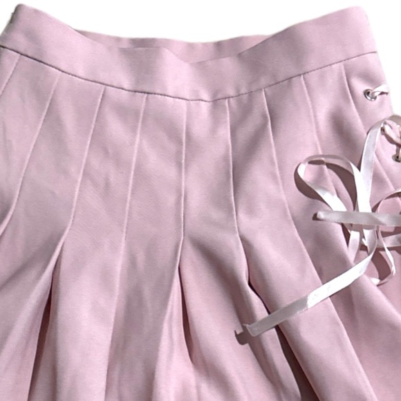 AVIGAL White Soft Pleated Side Tie 34